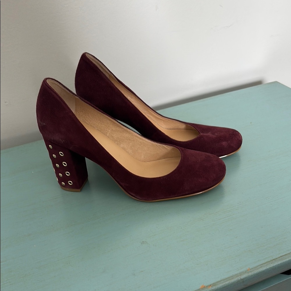 Kate Spade elegant  Burgundy Suede Heels